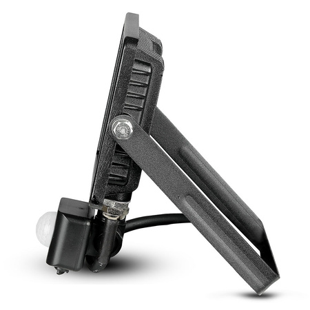 Reflektor LED 20W 1600lm 6400K IP65 Black s pohybovým senzorem a funkcí CUT-OFF Samsung Chip VT-20-SB V-TAC
