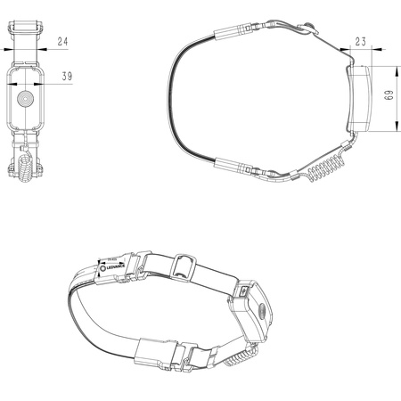 VALUE CLASS COB 3W 300lm 4000K USB-C LEDVANCE dobíjecí LED svítilna s flexibilní hlavou