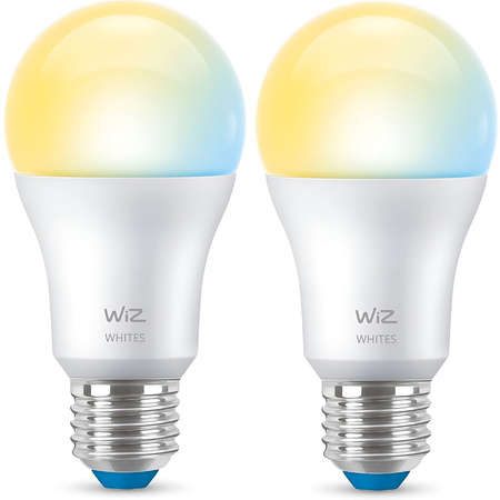 2x LED žárovka E27 A60 8W = 60W 2700-6500K SMART WiFi WiZ
