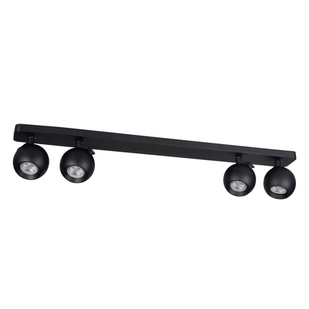 GALOBA 4x GU10 PAR16 Black KANLUX nástěnné/stropní svítidlo s lištou