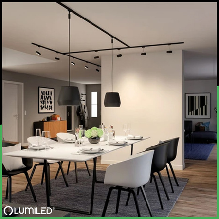 Trojitý T-kus černý konektor pro jednofázové přípojnice - přípojnice