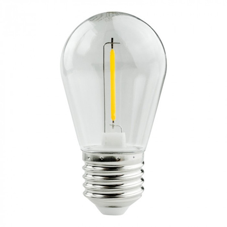LED Edison S14 E27 0,3W 50lm 2700K Warm 3V FILAMENT Ecolight žárovka