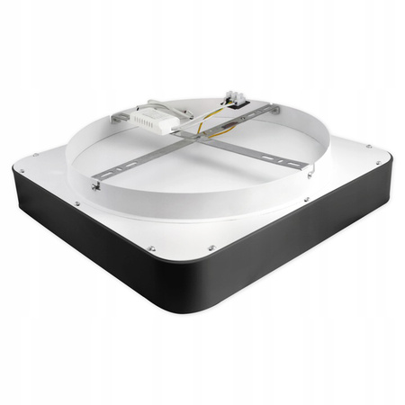 PLAFON LED lustr stropní svítidlo GALAXIS ARIES 54W 3000K-6500K černá + dálkový ovladač