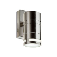 Zahradní fasádní lampa nástěnná lampa GU10 IP44 jednostranná stříbrná VT-7631 V-TAC