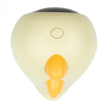 Dětský elektronický budík žlutý USB dobíjecí 1200mAh DINO MARY'S