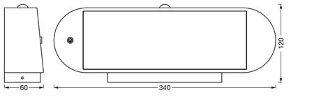 ENDURA Solární nástěnné svítidlo se senzorem 6W 4000K LEDVANCE