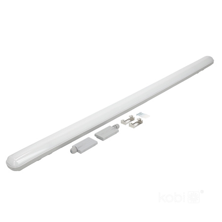 Hermetické lineární svítidlo LED 60W 7200lm 4000K Neutral IP65 Grey Negro Kobi