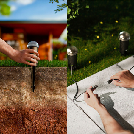 3x LED 30cm venkovní lampa PIPE 1,5W 180lm 2700K Edwina Philips