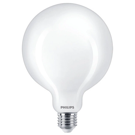 Globe E27 G120 LED žárovka 8.5W = 75W 1055lm 2700K Teplá bílá Filament Milky PHILIPS