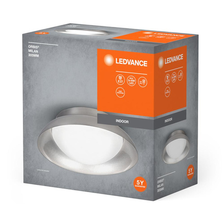 Stropní svítidlo Plafond E27 Nickel 30cm Orbis Ledvance