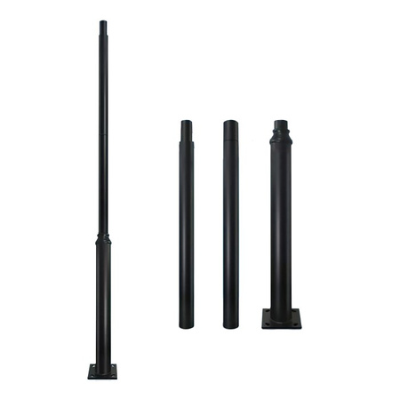 Osvětlovací stožár Skládací stožár pro pouliční lampy lucerny 3m fi60 REVISIONARY