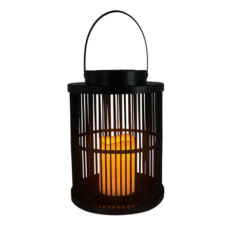 Solární lucerna Zahradní LED závěsná dekorativní IP44 1800K teplá bílá 25cm