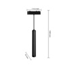 LED závěsné světlo pro magnetickou lištu 7W 700lm 4000K Neutral CRI90 36° 48V Black Luxo Masterled