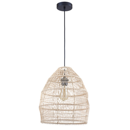 Stropní závěsné svítidlo E27 Beige Black Sakura Sanico Goldlux