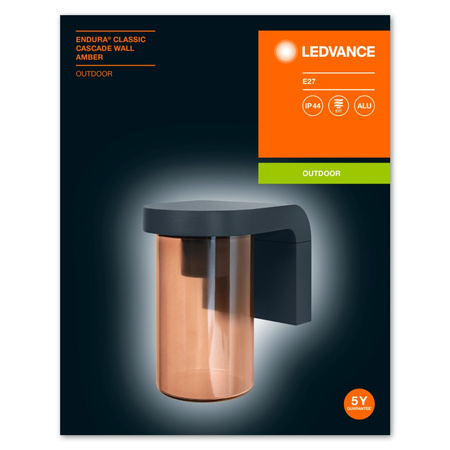 Nástěnné svítidlo E27 IP44 Endura Amber CLASSIC CASCADE WALL LEDVANCE nástěnné svítidlo