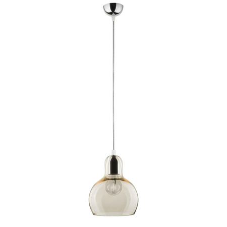 MANGO Závěsné stropní svítidlo převislé stříbrnohnědé sklo Classic E27 601 TK Lighting