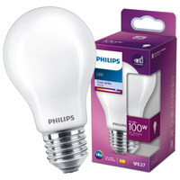 LED žárovka E27 A60 10.5W = 100W 1521lm 4000K Neutrální bila vlákno PHILIPS