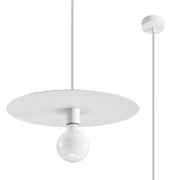 LED závěsné stropní svítidlo FLAVIO E27 Overhang White SOLLUX