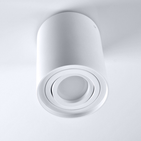 Stropní přisazené svítidlo HADAR R1 1xGU10 Movable Round White