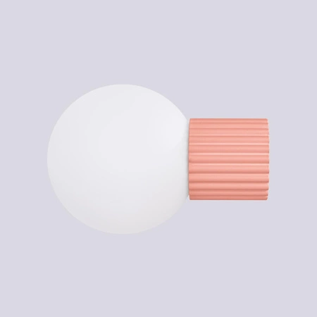 Koupelnové nástěnné svítidlo G9 Round Orange Modern Matte IP44 Halo Sollux