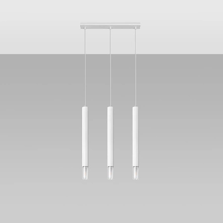 Stropní závěsné svítidlo LED WEZYR 3xG9 White SOLLUX