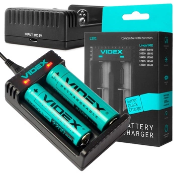 Univerzální nabíječka baterií VCH-L201 VIDEX