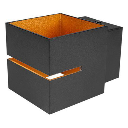 Nástěnná zásuvka pro povrchovou montáž G9 černá zlatá Costa Masterled