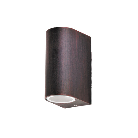 Zahradní lampa LED nástěnná lampa CHILE GU10 IP44 Horní-Spodní Wenge RABALUX