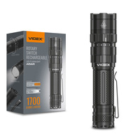 Dobíjecí LED ruční svítilna 20W 1700lm 5 režimů USB-C Vodotěsné IP68 Videx