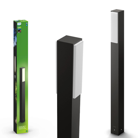Venkovní LED zahradní svítidlo STRATOSPHERE myGarden 2x4.5W 2700K IP44 Tyč 77cm Antracit PHILIPS