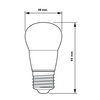 LED kulová žárovka E27 P48 7W = 60W 806 lm 2700K Teplá bílá PHILIPS