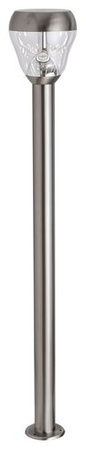 Venkovní LED zahradní lampa AMALFI 8W 4000K IP44 Tyč 110cm Chrome RABALUX