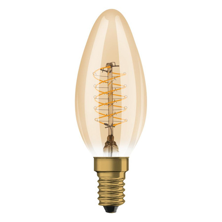 Dekorativní LED žárovka B35 Candle E14 3,4W = 25W 250lm 2200K Warm 320° Filament Dimmable Vintage 1906 Osram