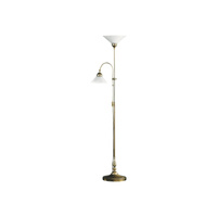 Stojací lampa 2x E27 Brown Classic Marian 2708 Rabalux