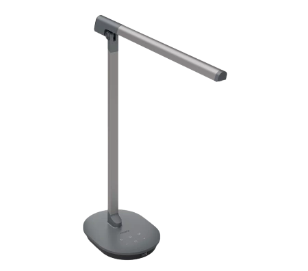 SWORD 12W CCT LED stolní stolní lampa. stmívatelná šedá PHILIPS