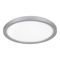 Plafond LED stropní svítidlo Povrchová montáž 15W 1500lm 4000K Silver Moderní Lambert Rabalux