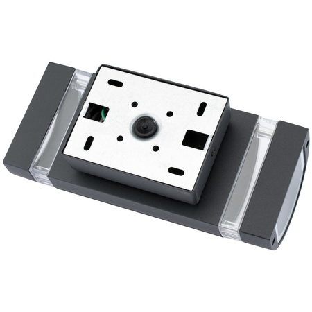 Fasádní nástěnné svítidlo dvojité HANA Round LED 2x GU10 Hliník černá IP54