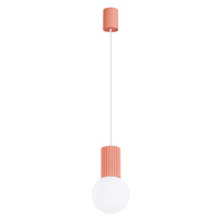 Závěsná lampa Závěsná lampa G9 kulatá oranžová moderní matná Halo Sollux