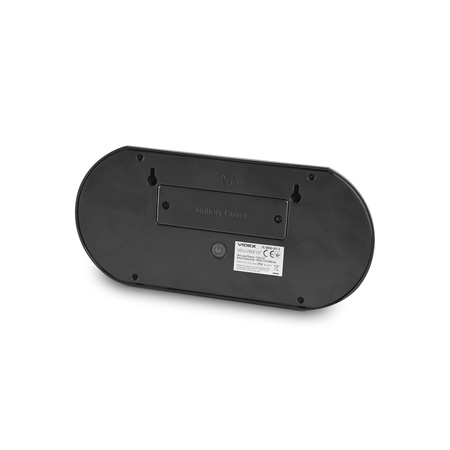 Solární reflektor se senzorem 500lm 5000K neutrální 120° 3,2V IP54 IK07 povrchová montáž černá VIDEX