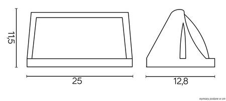 Venkovní zahradní fasádní svítidlo LED nástěnné svítidlo Nelly TO2008 BL E27 Su-Ma