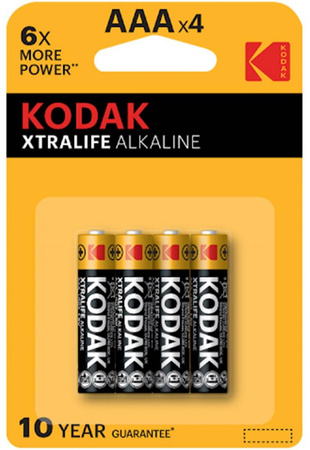 KODAK Alkalické baterie AAA LR03 MN2400 Blister 4ks