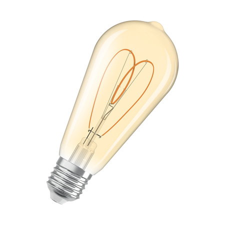 Dekorativní LED žárovka ST64 Edison E27 8W = 60W 806lm 2200K teplá bílá CRI90 300° Amber Dimmable Vintage 1906 Osram