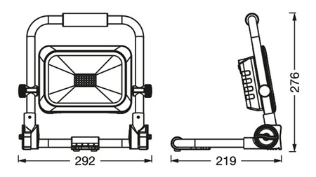LED reflektor Pracovní lampa 30W 3000lm 6500K Přenosný LEDVANCE