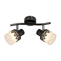 Bodové stropní svítidlo 2x E14 Black Vintage Lacey 5342 Rabalux