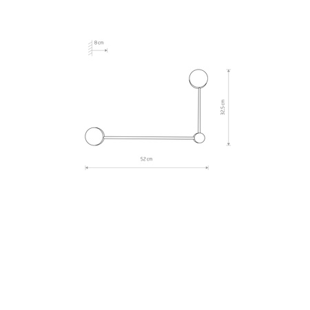 Nástěnné svítidlo 2x GX53 bílé moderní ORBIT 10637 Nowodvorski