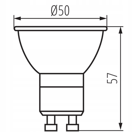 LED žárovka PAR16 7W = 60W 575lm 4000K Neutrální CRI95 110° Stříbrná IQ-LEDDIM Kanlux