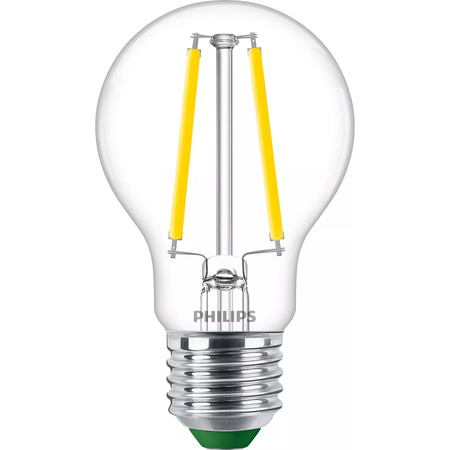 LED žárovka E27 A60 2,3W = 40W 485lm 4000K neutrální bílá vlákno PHILIPS Ultra Efficient