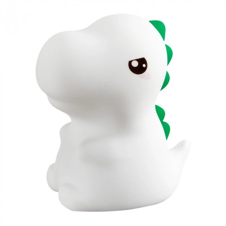 Dětské LED noční světlo 1W 3000K teplé + vícebarevné RGB dobíjecí 1200mAh bílé T-REX MARY'S