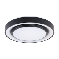 Stropní svítidlo LED Plafond 48W 5300lm CCT 120° White Black IP44 Pilot Dimmable Sigmund Sanico Goldlux