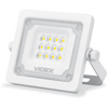 Reflektor LED 10W 900lm 5000K IP65 Bílý VIDEOX LUCA